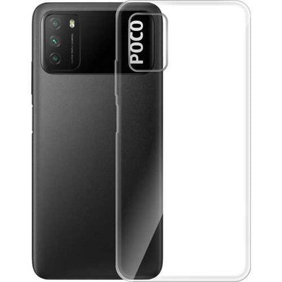 Xiaomi Poco M3 Kılıf Zore Kamera Korumalı Süper Silikon Kapak Renksiz