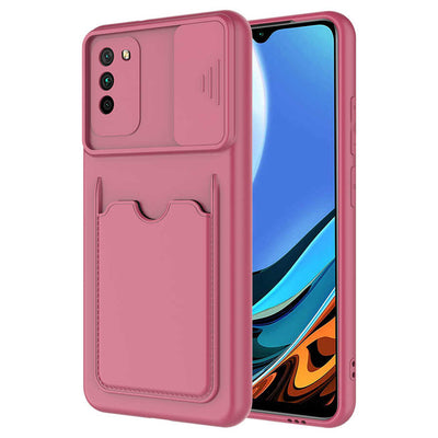 Xiaomi Poco M3 Kılıf Zore Kartix Kapak Koyu Mor