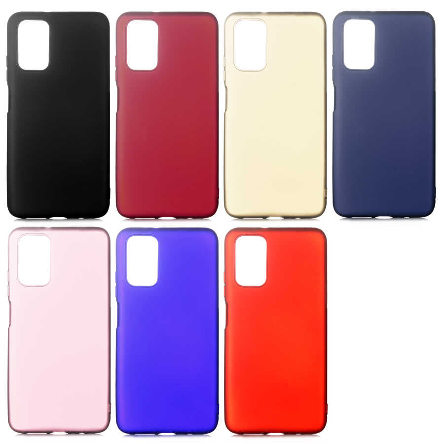 Xiaomi Poco M3 Kılıf Zore Premier Silikon Kapak Mürdüm