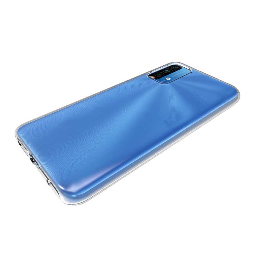 Xiaomi Poco M3 Kılıf Zore Süper Silikon Kapak Renksiz