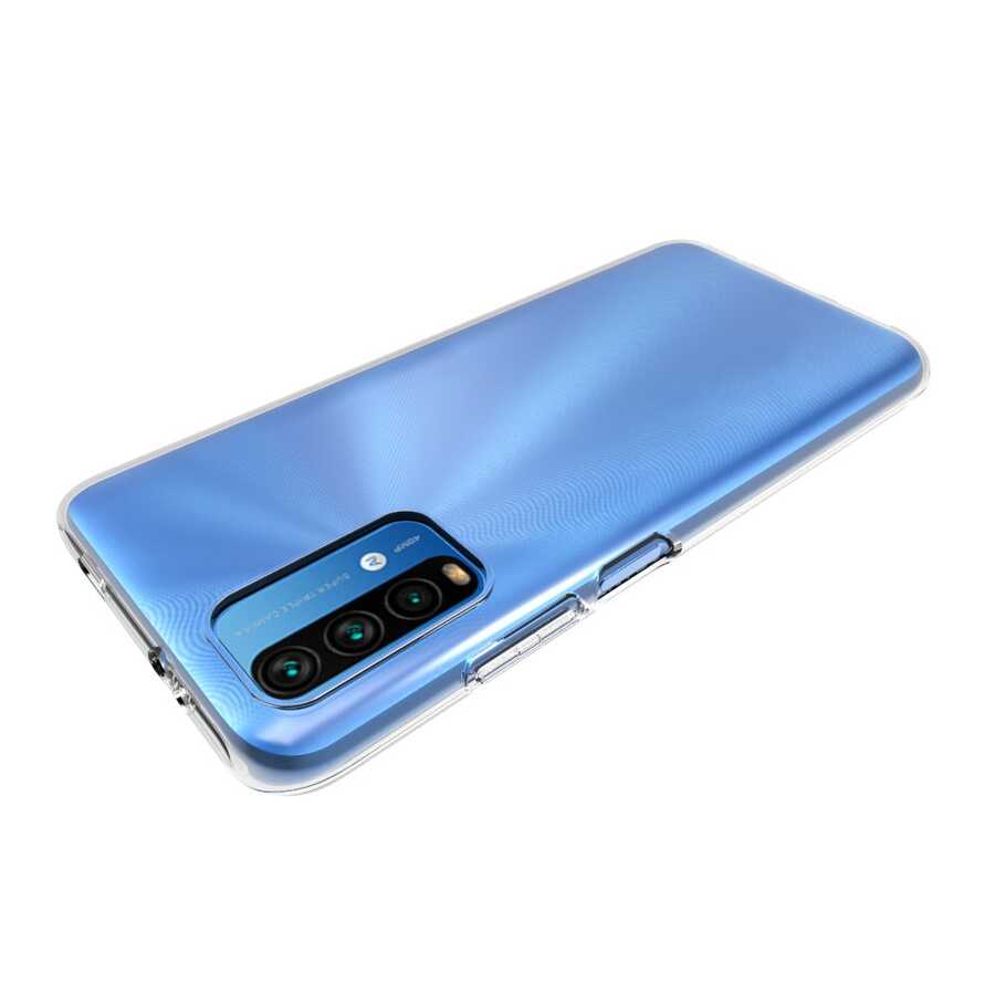 Xiaomi Poco M3 Kılıf Zore Süper Silikon Kapak Renksiz