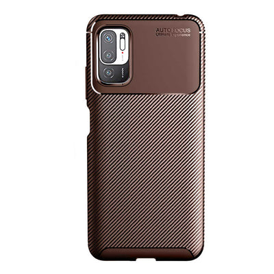 Xiaomi Poco M3 Pro Kılıf Zore Negro Silikon Kapak Kahverengi