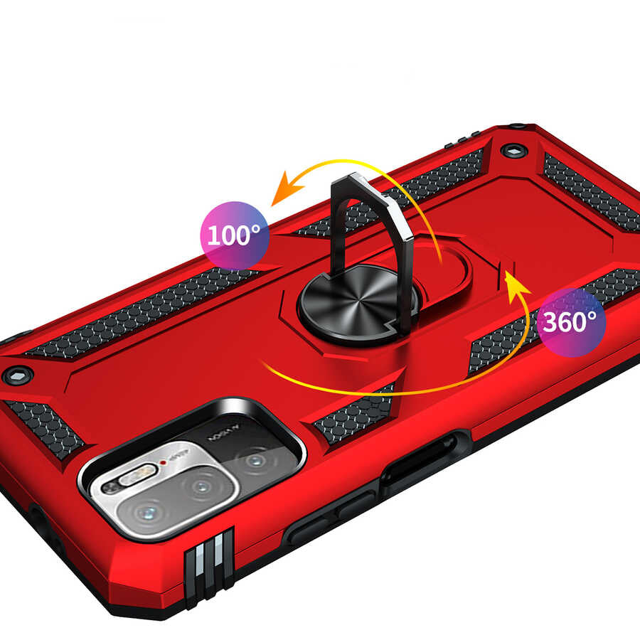 Xiaomi Poco M3 Pro Kılıf Zore Vega Kapak Gold