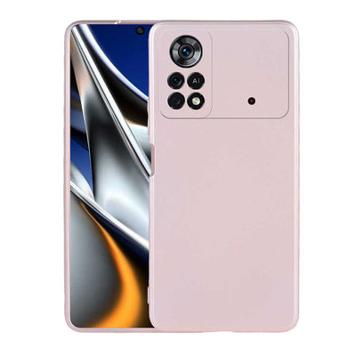 Xiaomi Poco M4 Pro 4G Kılıf Zore Premier Silikon Kapak Rose Gold