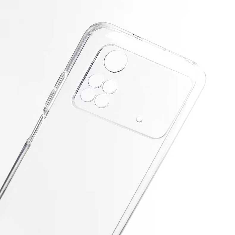 Xiaomi Poco M4 Pro 4G Kılıf Zore Süper Silikon Kapak Renksiz