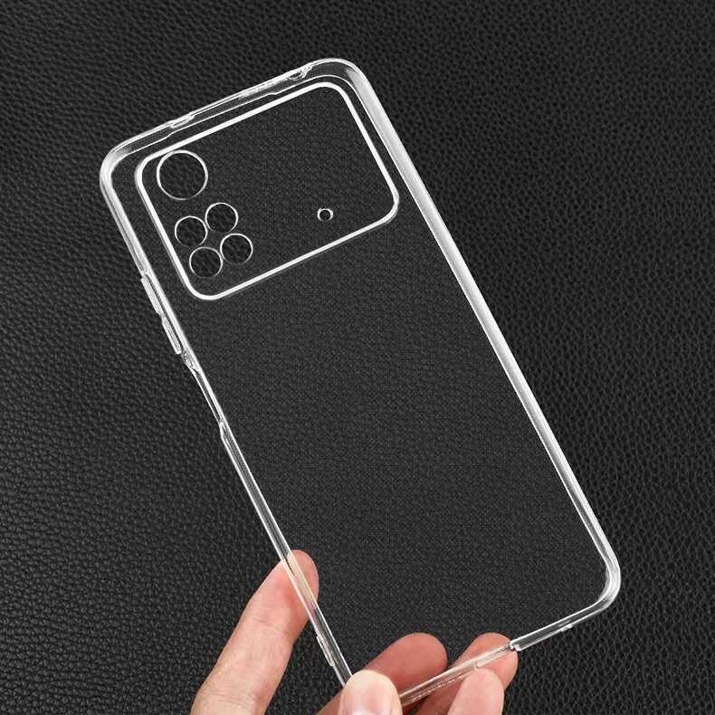 Xiaomi Poco M4 Pro 4G Kılıf Zore Süper Silikon Kapak Renksiz