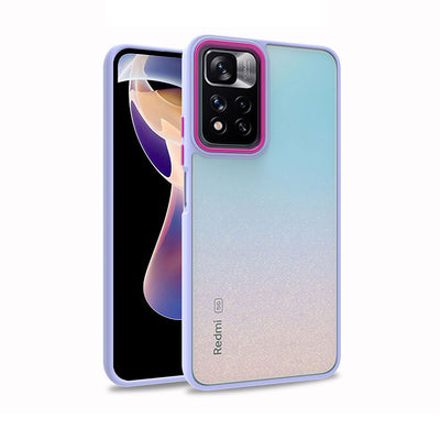 Xiaomi Poco M4 Pro 5G Kılıf Zore Flora Kapak Lila