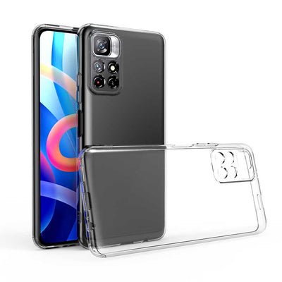 Xiaomi Poco M4 Pro 5G Kılıf Zore Kamera Korumalı Süper Silikon Kapak Renksiz