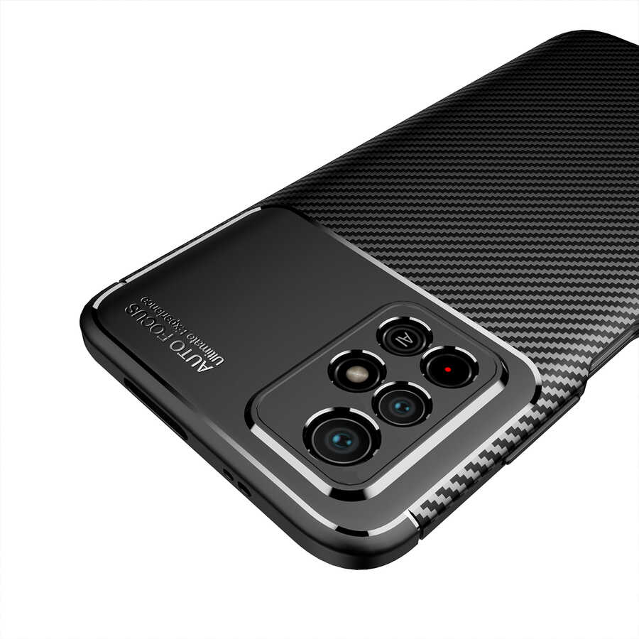 Xiaomi Poco M4 Pro 5G Kılıf Zore Negro Silikon Kapak Lacivert