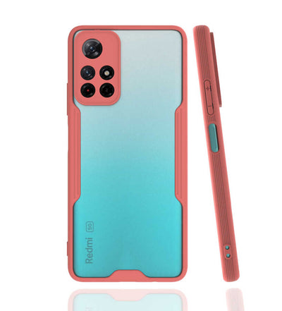 Xiaomi Poco M4 Pro 5G Kılıf Zore Parfe Kapak Pembe