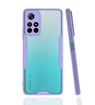 Xiaomi Poco M4 Pro 5G Kılıf Zore Parfe Kapak Mor