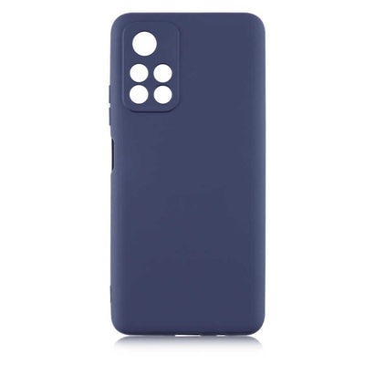 Xiaomi Poco M4 Pro 5G Kılıf Zore Premier Silikon Kapak Saks Mavi