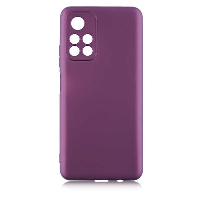 Xiaomi Poco M4 Pro 5G Kılıf Zore Premier Silikon Kapak Mürdüm