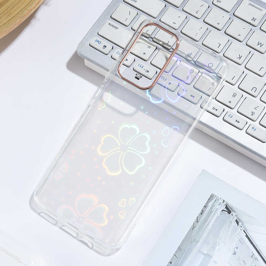 Xiaomi Poco M4 Pro 5G Kılıf Zore Sidney Desenli Sert Kapak Flower No3