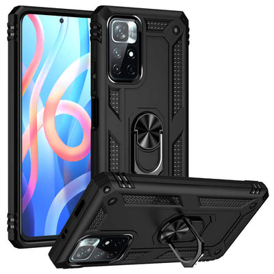 Xiaomi Poco M4 Pro 5G Kılıf Zore Vega Kapak Siyah