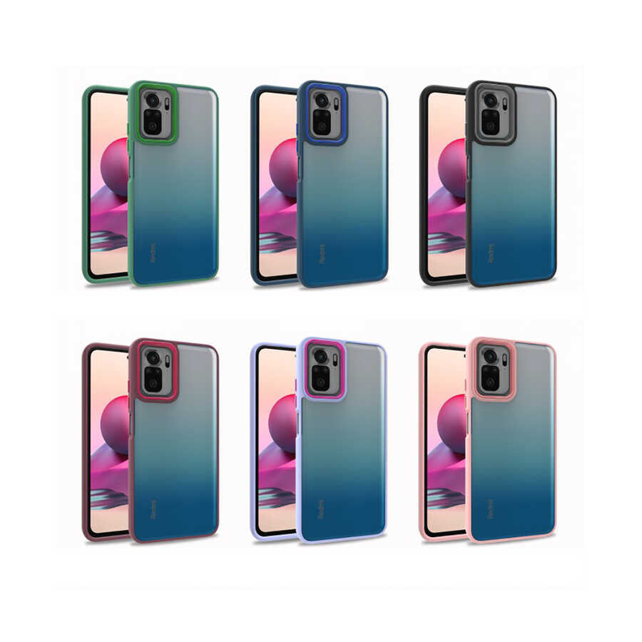 Xiaomi Poco M5S Kılıf Zore Flora Kapak Lila