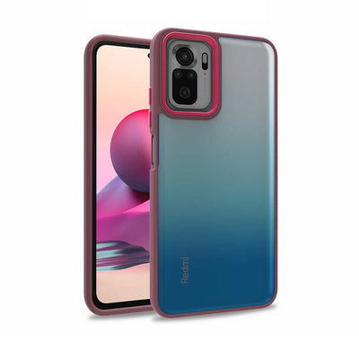 Xiaomi Poco M5S Kılıf Zore Flora Kapak Kırmızı