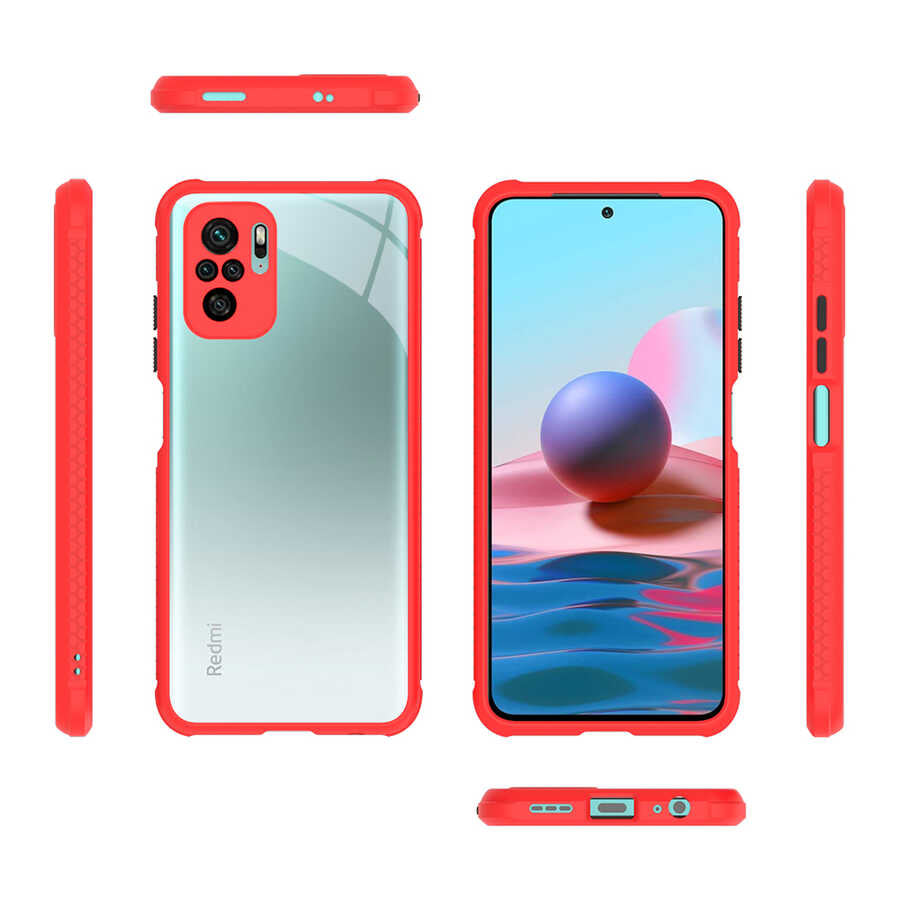 Xiaomi Poco M5S Kılıf Zore Kaff Kapak Koyu Yeşil