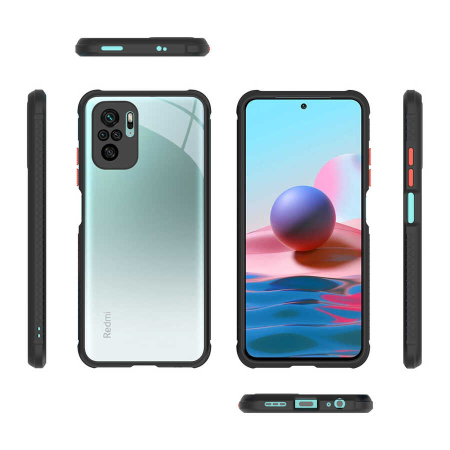 Xiaomi Poco M5S Kılıf Zore Kaff Kapak Koyu Yeşil