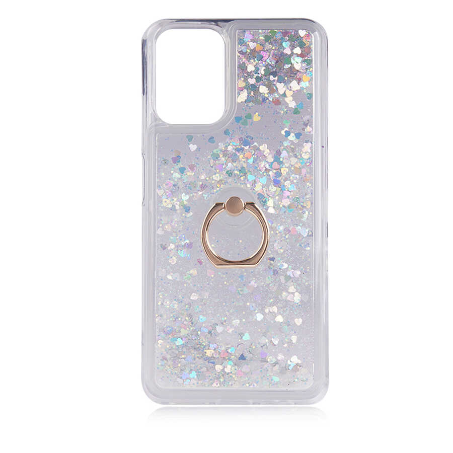 Xiaomi Poco M5S Kılıf Zore Milce Kapak Gümüş