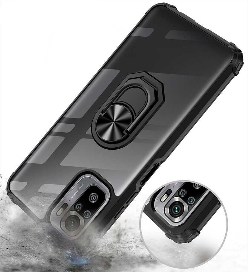 Xiaomi Poco M5S Kılıf Zore Mola Kapak Kırmızı