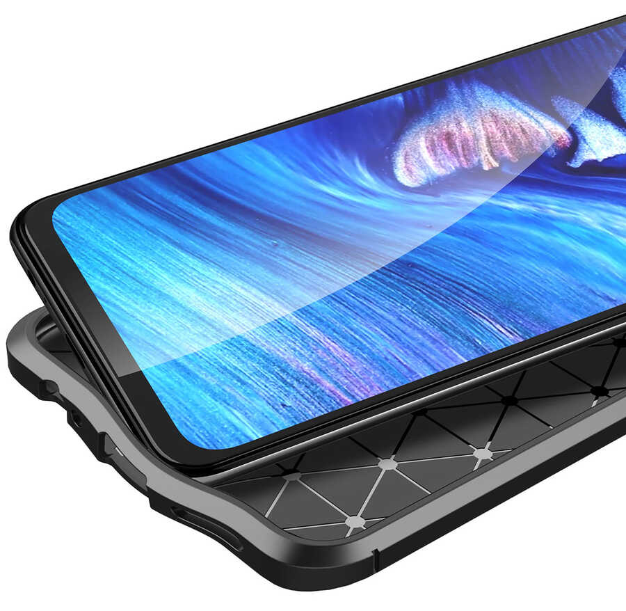 Xiaomi Poco M5S Kılıf Zore Niss Silikon Kapak Lacivert