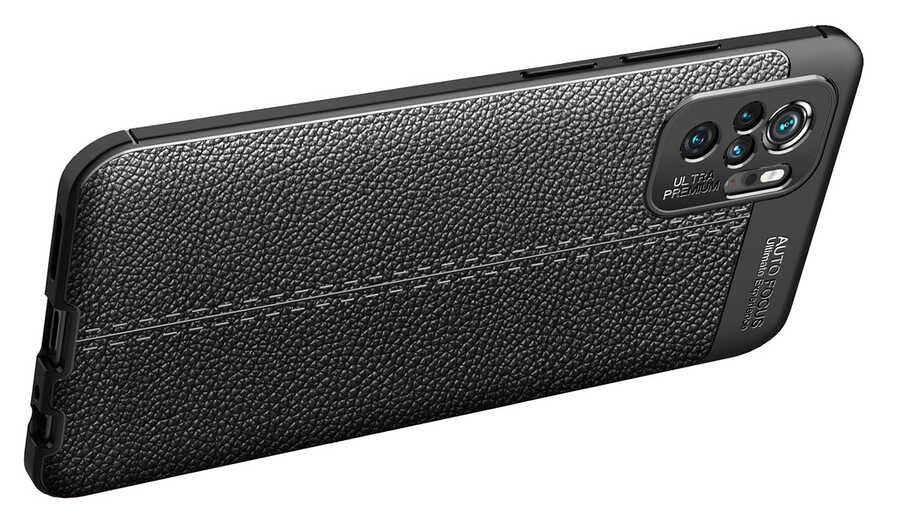 Xiaomi Poco M5S Kılıf Zore Niss Silikon Kapak Siyah