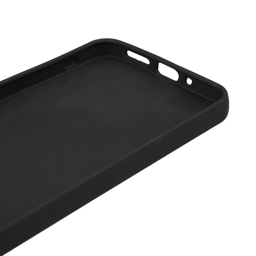 Xiaomi Poco M6 5G Kılıf Zore Biye Silikon Siyah