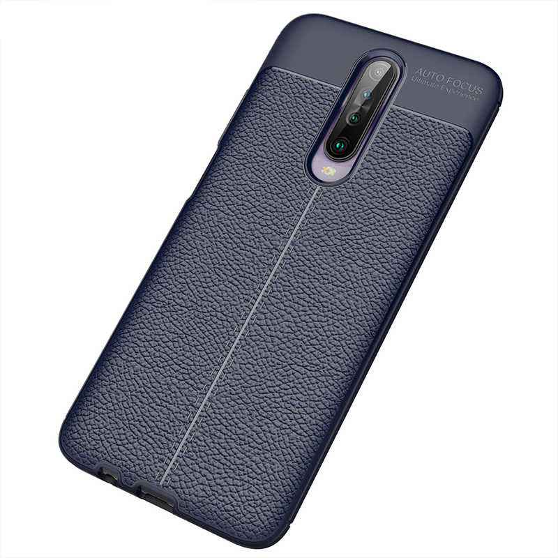 Xiaomi Poco X2 Kılıf Zore Niss Silikon Kapak Lacivert