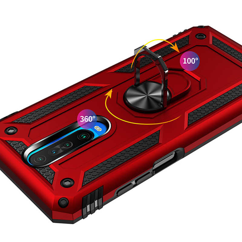 Xiaomi Poco X2 Kılıf Zore Vega Kapak Gri