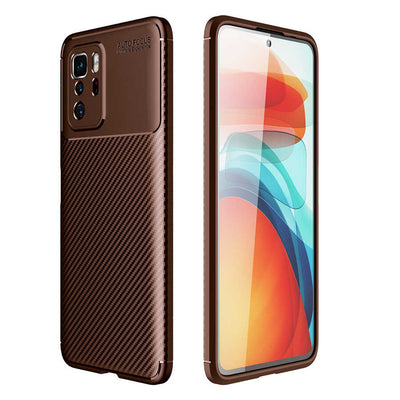 Xiaomi Poco X3 GT Kılıf Zore Negro Silikon Kapak Kahverengi