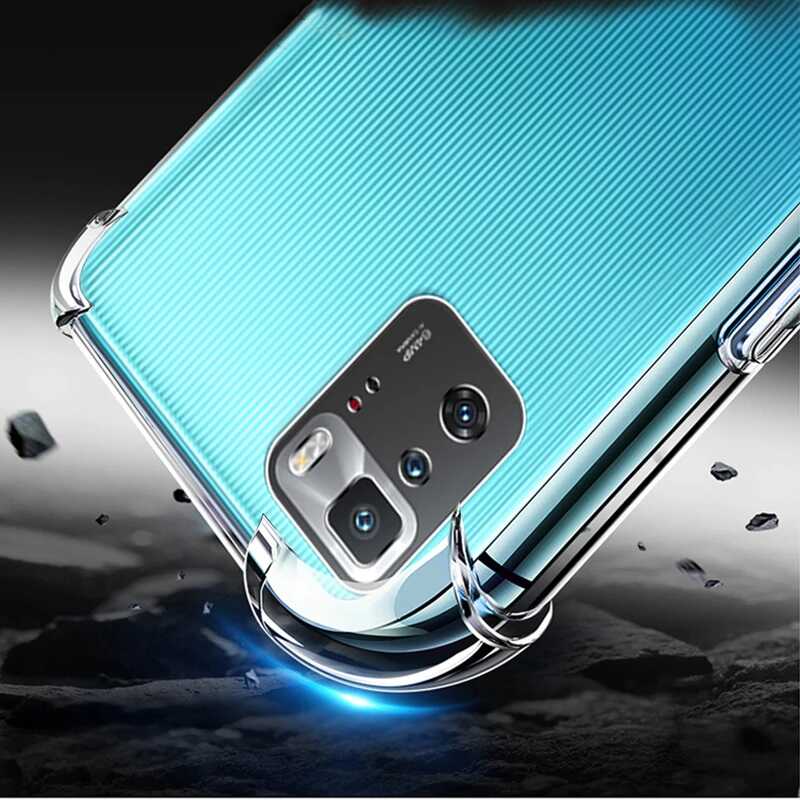 Xiaomi Poco X3 GT Kılıf Zore Nitro Anti Shock Silikon Renksiz