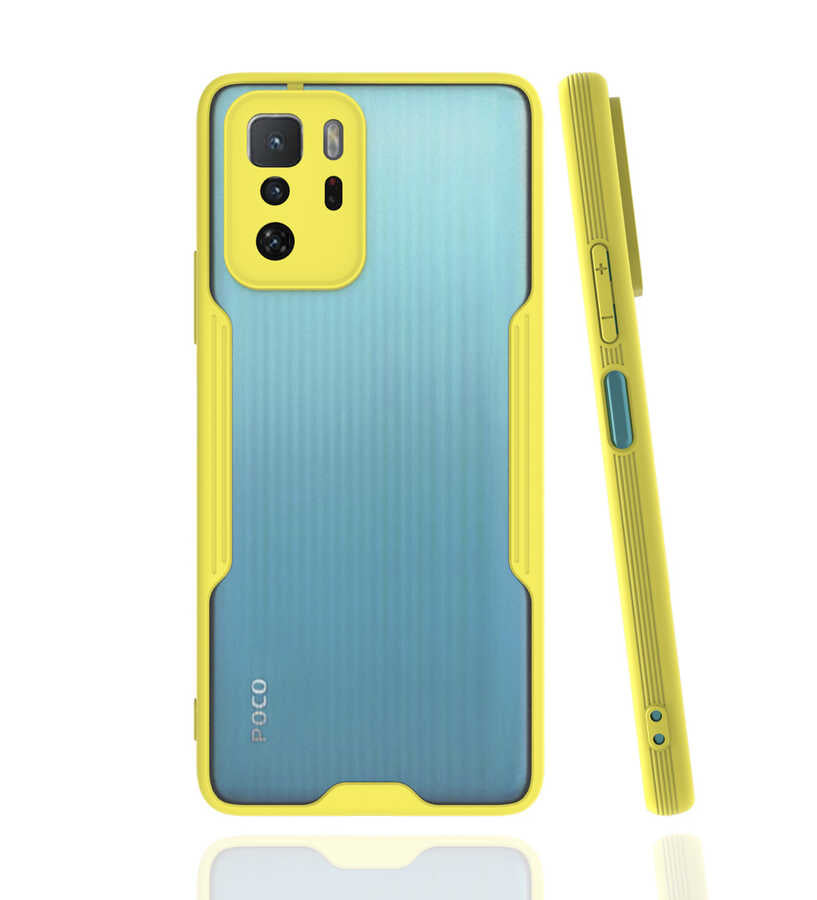 Xiaomi Poco X3 GT Kılıf Zore Parfe Kapak Siyah