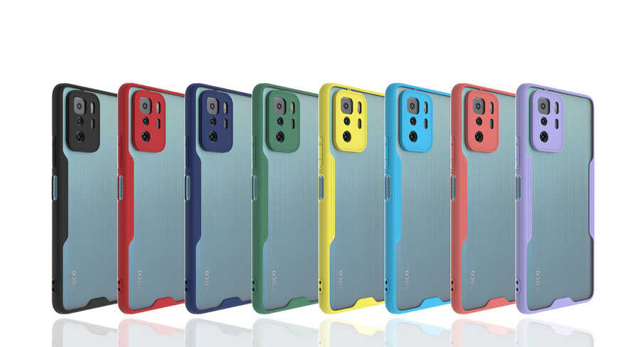 Xiaomi Poco X3 GT Kılıf Zore Parfe Kapak Pembe