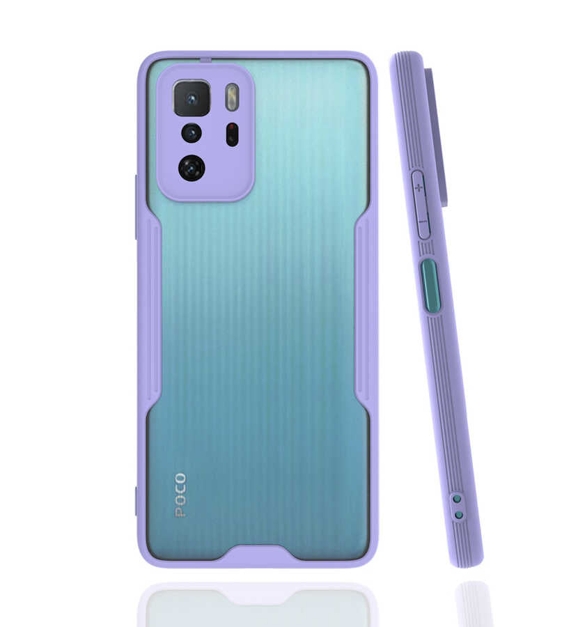 Xiaomi Poco X3 GT Kılıf Zore Parfe Kapak Mor