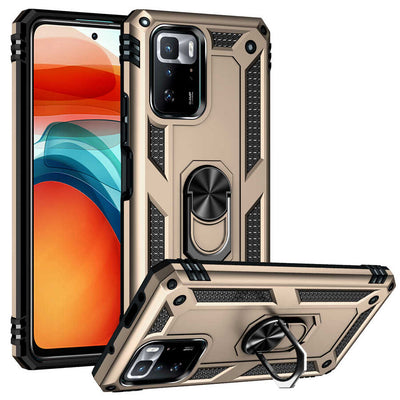 Xiaomi Poco X3 GT Kılıf Zore Vega Kapak Gold