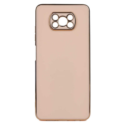Xiaomi Poco X3 Kılıf Zore Bark Kapak Rose Gold
