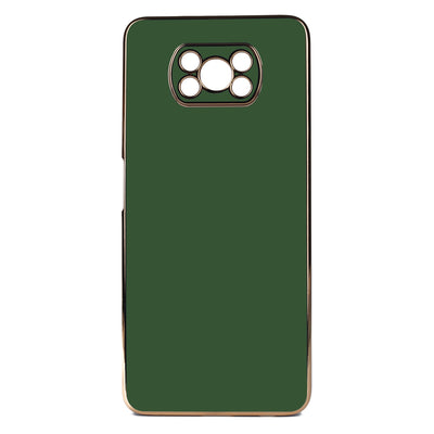 Xiaomi Poco X3 Kılıf Zore Bark Kapak Koyu Yeşil