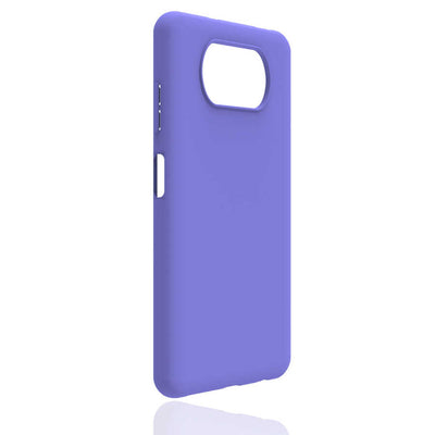 Xiaomi Poco X3 Kılıf Zore Biye Silikon Lacivert