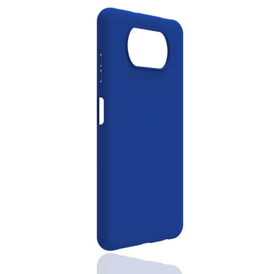 Xiaomi Poco X3 Kılıf Zore Biye Silikon Mavi