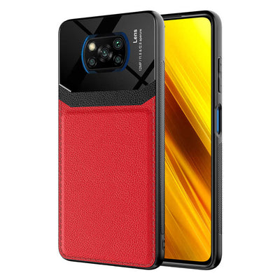Xiaomi Poco X3 Kılıf Zore Emiks Kapak Kırmızı