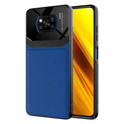 Xiaomi Poco X3 Kılıf Zore Emiks Kapak Lacivert