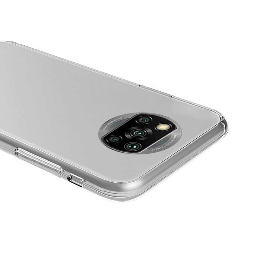 Xiaomi Poco X3 Kılıf Zore Enjoy Kapak Renksiz
