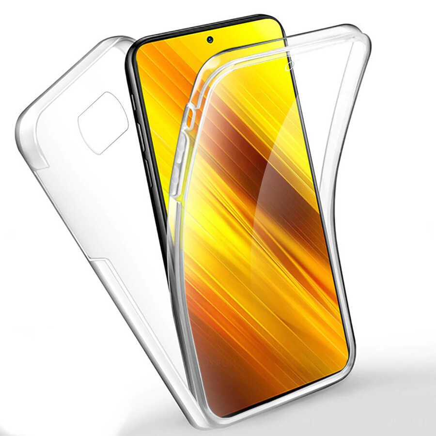 Xiaomi Poco X3 Kılıf Zore Enjoy Kapak Renksiz
