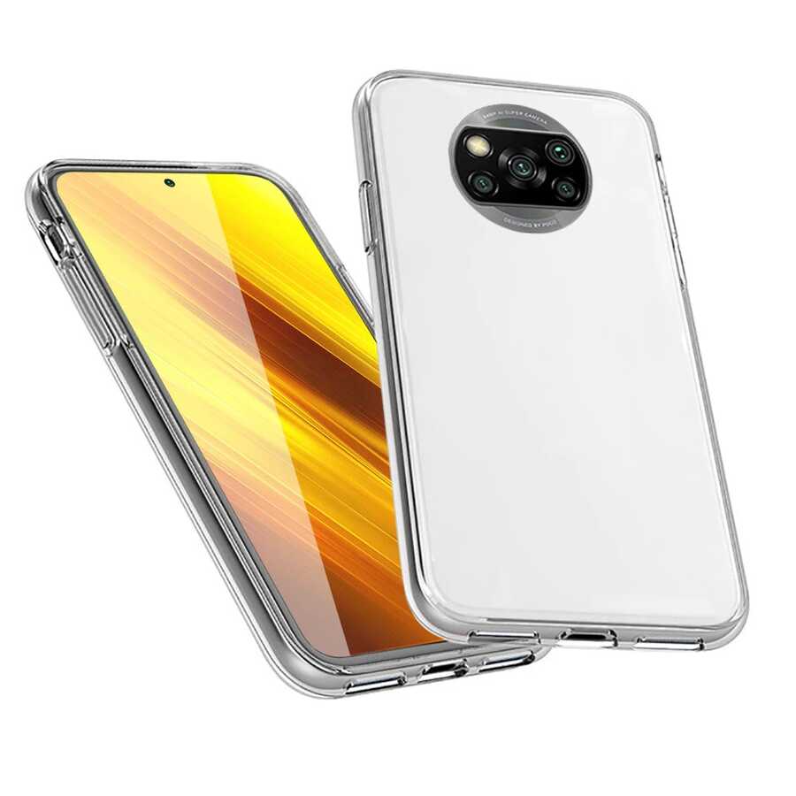 Xiaomi Poco X3 Kılıf Zore Enjoy Kapak Renksiz