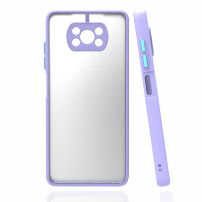 Xiaomi Poco X3 Kılıf Zore Hux Kapak Lila