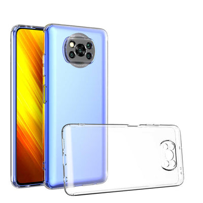 Xiaomi Poco X3 Kılıf Zore Kamera Korumalı Süper Silikon Kapak Renksiz