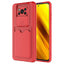 Xiaomi Poco X3 Kılıf Zore Kartix Kapak Koyu Mor