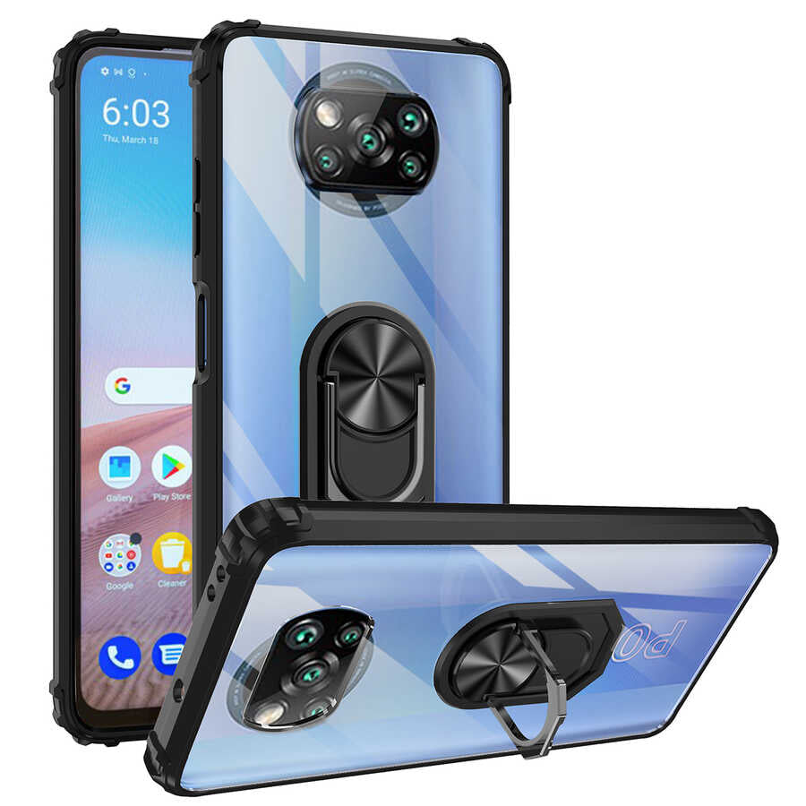 Xiaomi Poco X3 Kılıf Zore Mola Kapak Lacivert