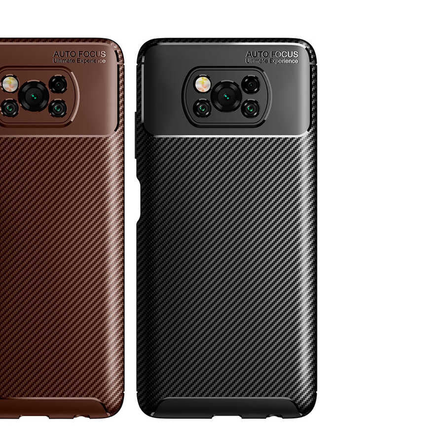 Xiaomi Poco X3 Kılıf Zore Negro Silikon Kapak Siyah